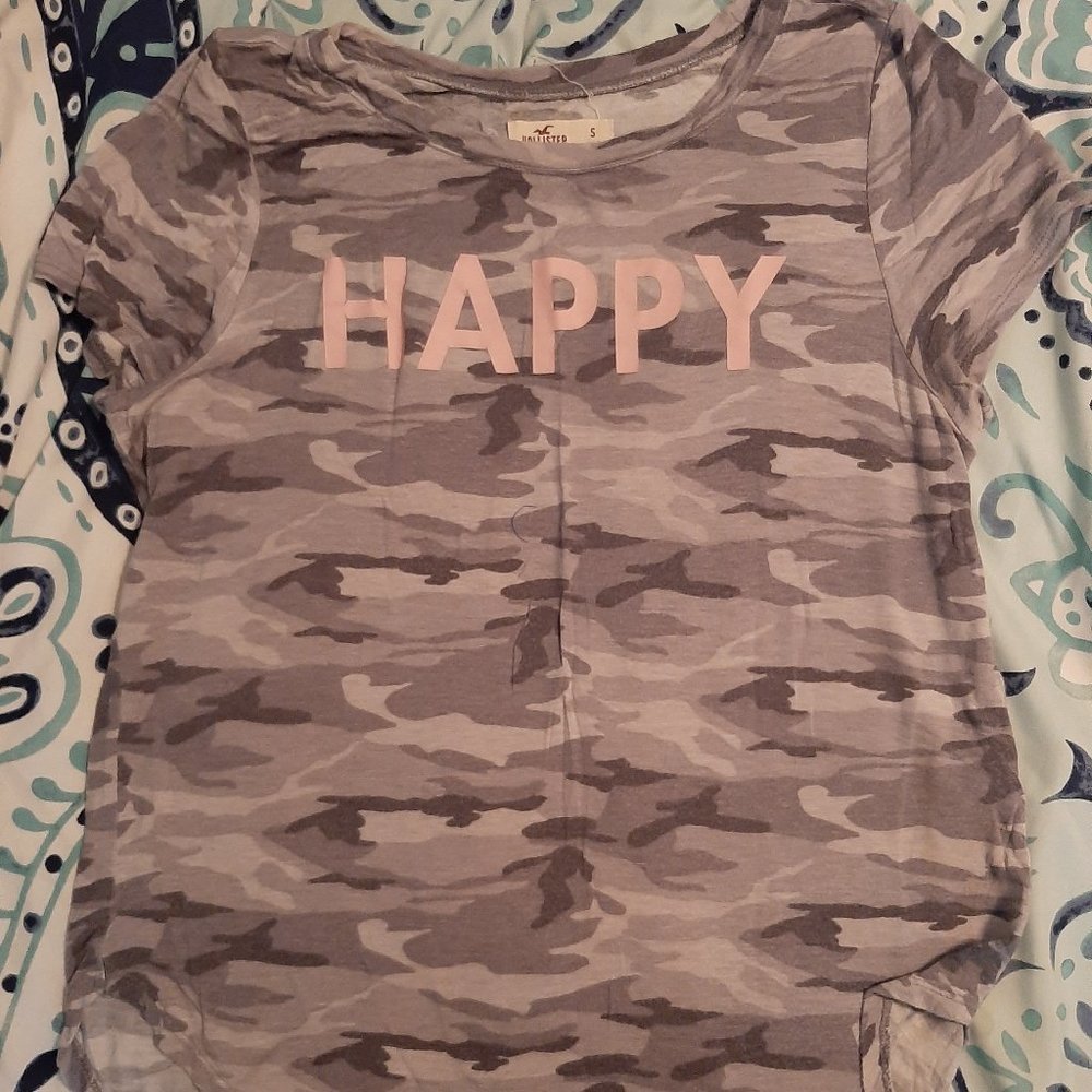 Hollister Camo Shortsleeve Tshirt
